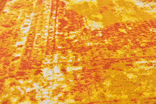 Unique Loom 3141498 Area Rug, 8" x 8", Orange