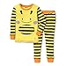 SkipHop Zoo Little Kid and Toddler Pajama Set, Brooklyn Bee, 2T