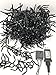 NEW! 12' Decorative Twinkle Cluster Lights, Warm White LED Bulbs with 50,000 Hour Life!! 8 Lighting Mood Scenes with a Click (Twinkle, Flash, Steady, Waves, Fade, More), Indoor/Outdoor, Year-Round Use