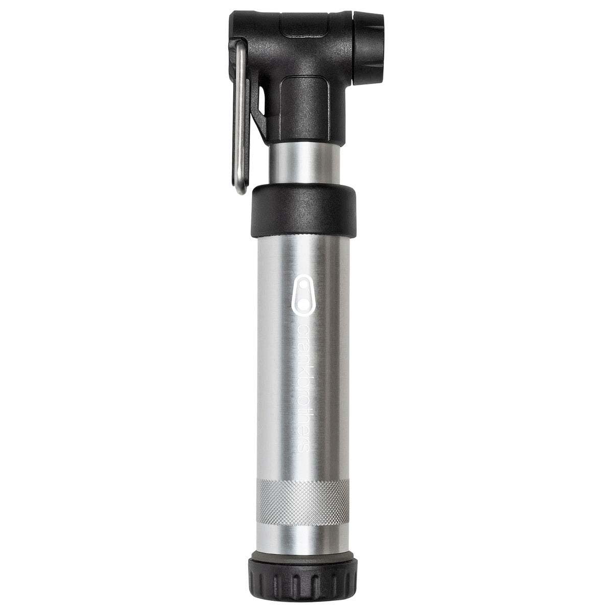 Crankbrothers Gem Short Bicycle Mini Pump, Silver