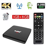 Edal R1 Android 7.1 1GB/8GB Smart TV Box S905W Quad-core Cortex A7 1.5GHz 32bit 4K2K Support 802.11 b/g/n, 2.4G