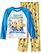 Cute Minion University Boys 2 Piece Pajama Set, Sizes 4-10