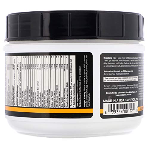 CONTROLLED LABS ORANGE TRIAD + GREENS, ORANGE FLAVOR, 0.9 LBS (408 G)