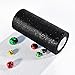 Pangda 6 Inch Tulle Spool Glitter Fabric Ribbon Roll Sparkle Mesh Ribbon, 25 Yards (Black)