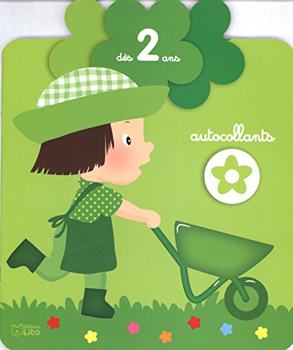 Autocollants petite fleur : la brouette - Dès 2 ans