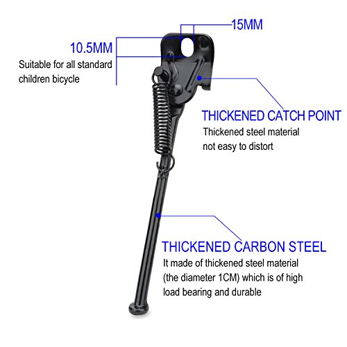 USONG Bike Kickstand Children's Bicycle Kickstand SingleSide Stand
