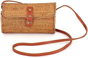 RUTLEDGE & KING Rutledge and King - Meridian Rattan Handwoven Handbag