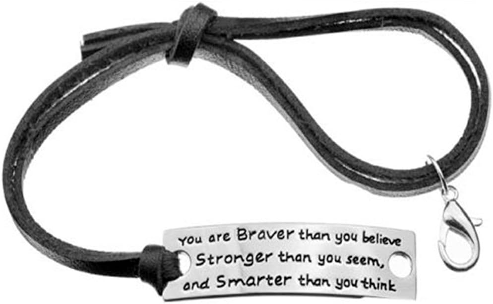 Charming Life Inspirational Leather Bracelet