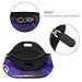 icolor Fashional Purple Hearts Insulated Waterproof Carrying Lunch Tote Bag Cooler Box Neoprene lunchbox Container Soft Case Handbag Travel Outdoor Thermal bag YLB-049