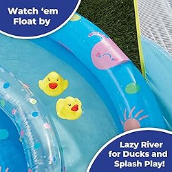 SunSmart Lazy River Kiddie Pool with Two Toy
