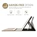 iPad 9.7 Keyboard Case,Dingrich Trifold PU Case Cover with Removable Magnetic Aluminum Bluetooth Keyboard for New iPad 9.7 inch - Brown (NOT for iPad Pro 9.7)