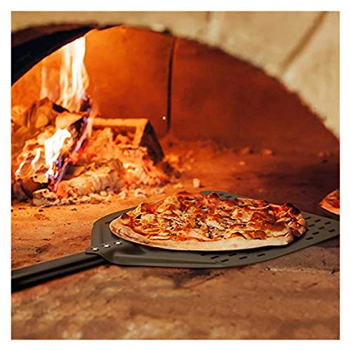Pizza Bakken Spatel Oven Reinigingsborstel Oven Reiniging Spatel Rvs Square Punching Transfer Plate Baking Spatel - Afbeelding 5