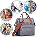 WiseLife Lunch Box Insulated Lunch Bag for Women Adult Waterproof Leakproof Lunch Tote Large Picnic Bag with Shoulder Strap and Net Pockets for Water Bottle Thermal Lunch Cooler Bag for Work School