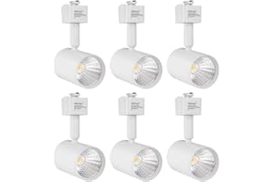 mirrea LED Track Lighting Heads Compatible with Single Circuit J Type Track Lighting Rail Ceiling Spotlight for Accent Task W