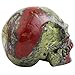 Rockcloud Healing Crystal Stone Human Reiki Skull Figurine Statue Sculptures Dragon Blood Stone 3