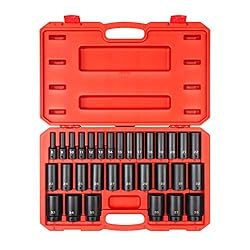 TEKTON 1/2 Inch Drive Deep 6-Point Impact Socket