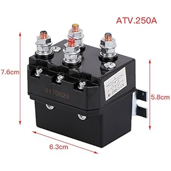 Amazon.com: VIPER ATV/UTV Replacement Contactor 2000lb ... superwinch wiring diagram relay 