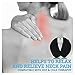 Neck Pain Relief Pillow - Hot/Cold Therapeutic Herbal Pillow for Shoulder & Neck Pain, Stress & Migraine Relief (Black - Organic Cotton)