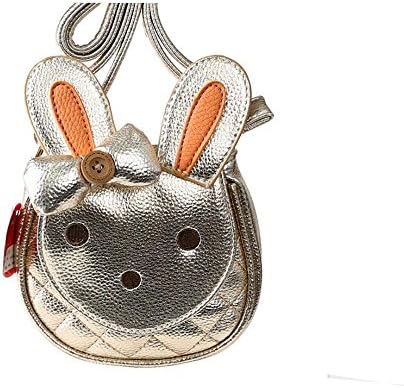 omyzam Backpack Messenger Bag Child Backpack Animal Rabbit Backpack Lovely Girl Shoulder Bag Gold 14X5X14CM1PCS