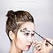 Eyebrow Stencils Professional Adjustable Make up Grooming Drawing Blacken Eyebrow Template (Pink-paper)