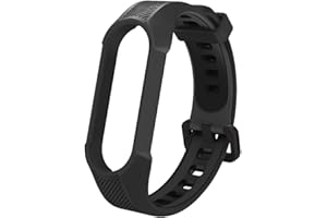 Yuuol Replacement Bands Compatible with Xiaomi Mi Band 6 Band/Xiaomi Mi band 5 Band/Amazfit Band 5 Band, Soft Silicone Wristbands, Sport Adjustable Wrist Strap for Women Men