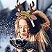 LUOEM Christmas Reindeer Antlers Headband Reindeer Headband with Ears Xmas Headwear Accessories for Christmas Easter Masquerade Cosplay Party Gift 12-Pack