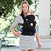 LÍLLÉbaby Complete Airflow Ergonomic 6-in-1 Baby Carrier Newborn to Toddler - with Lumbar Support - for Children 7-45 Pounds - 360 Degree Baby Wearing - Inward and Outward Facing - Black