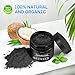 BESTOPE Teeth Whitening Charcoal Powder[2 Pack], Natural Activated Charcoal Teeth Whitener Powder with 2 Brush Oral Care Set (2.8 oz x 2)