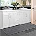 Gorilla Grip Bath Rug Mat 60x24, Thick Soft Absorbent Chenille, Quick Dry Microfiber Mats, Rubber Backing Machine Washable Shower Floor Rugs, Bathmat Runner, Bathroom Home Decor Accessories, Grey