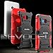 Lumia 640 Case, Evocel [New Generation Series] Belt Clip Holster, Kickstand, & Dual Layer for Microsoft Lumia 640, Red (EVO-NK640-XX03)