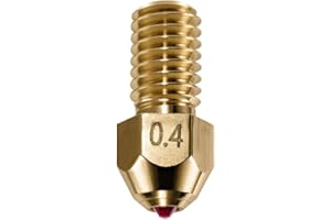 DUROZZLE Ruby Tip 3D Printer Nozzles for Elegoo Neptune 4/4 Pro, Hardened & Abrasion Resistant for Precision Additive Manufacturing (Neptune 4, 0.4mm)