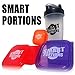SMART PORTIONS Containers Kit For Weight Loss, LEAK & BPA Free, Easy Storage, 7 PCS Multi Colored in Giftbox + FREE SHAKER LEAK FREE BONUS , GUIDE FOR 21 DAYS, E-BOOK Guide For Loss weight