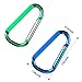 LGEGE 10 Pcs Colors Wire Keychain Cable 6 Inch Stainless Steel Key Ring Loop for Outdoor Hiking (Colourful)