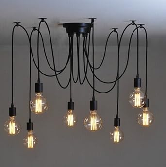 Buy Generic 8 Arms With Bulbs Dropshipping Edison Chandelier