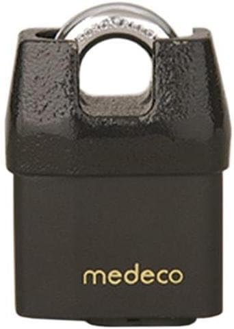 MedecoAll Weather 5/16" x 3/4" Shrouded Shackle Padlock with High Security