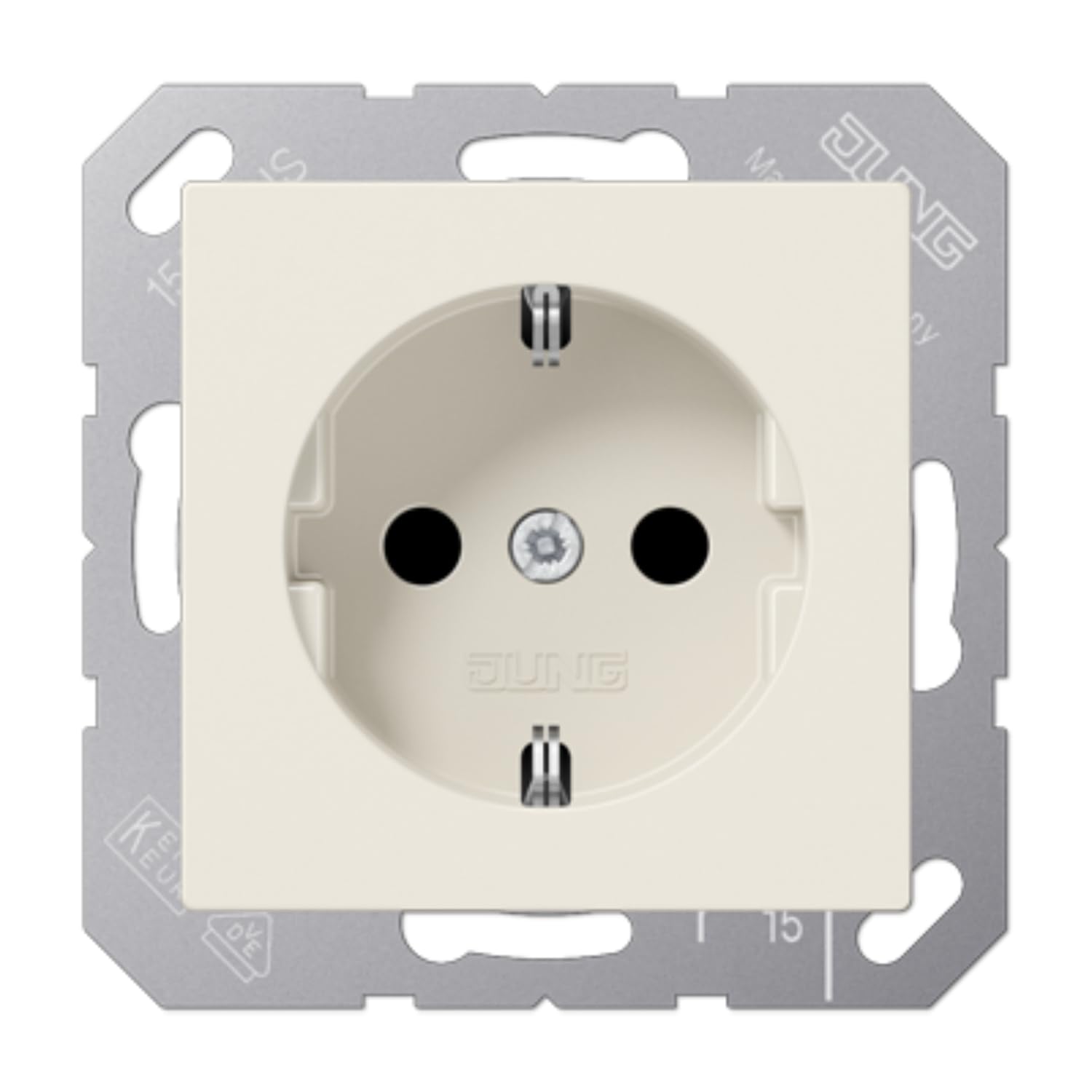 Jung 1520 Schuko Socket 16 A 250 V Series A White โ image 1