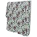 Newborn Swaddle Blanket Headband with Bow Set Baby Receiving Blankets (A Floral 3 Packs)
