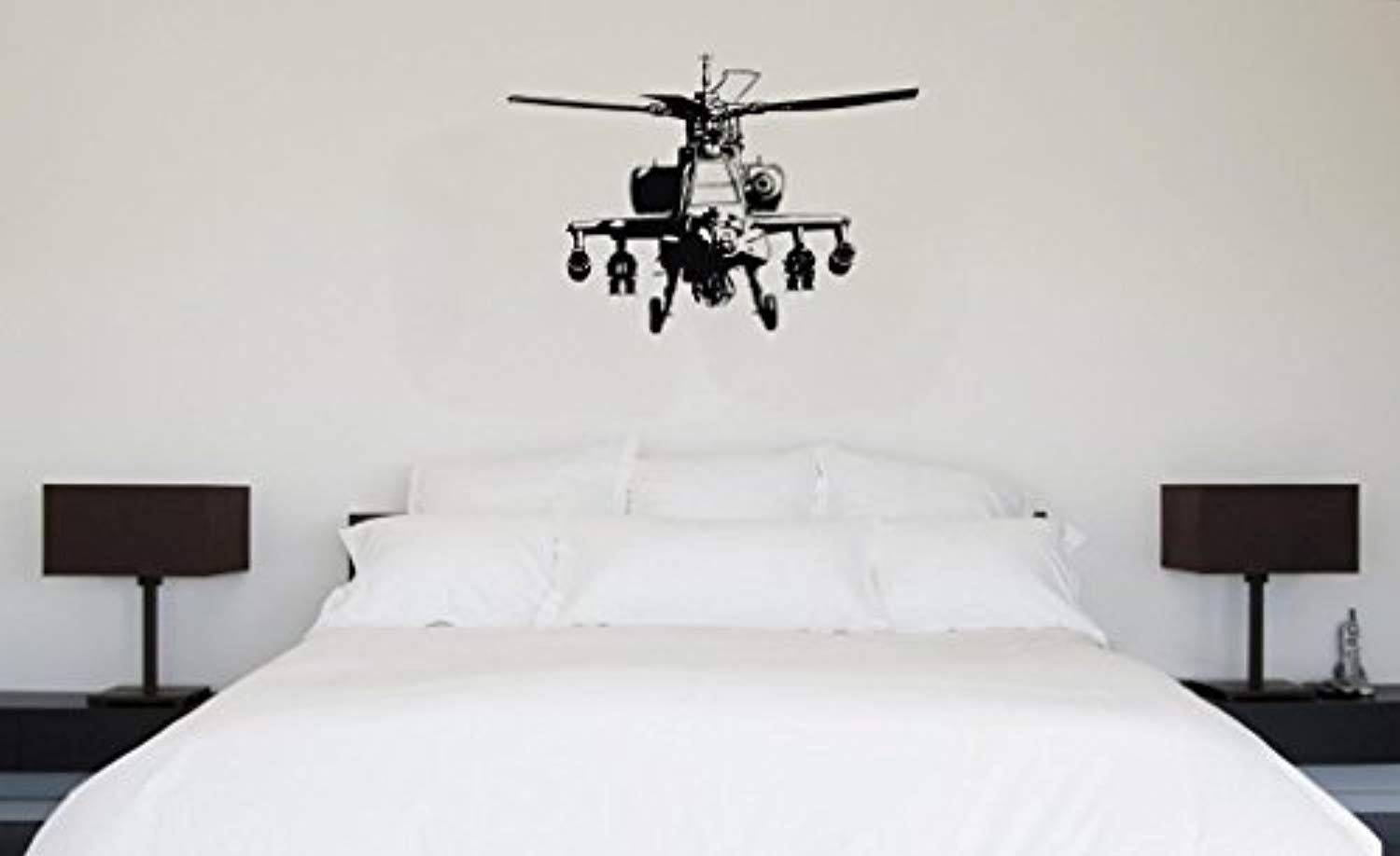 Amazon Com Apache Helicopter Wall Sticker Decal Boys