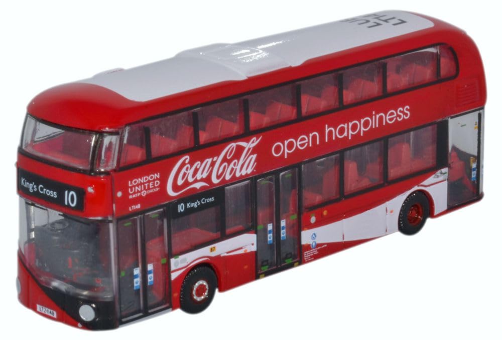 Oxford Diecast 1:148 New Routemaster London United/Coca Cola Diecast Model Collectable