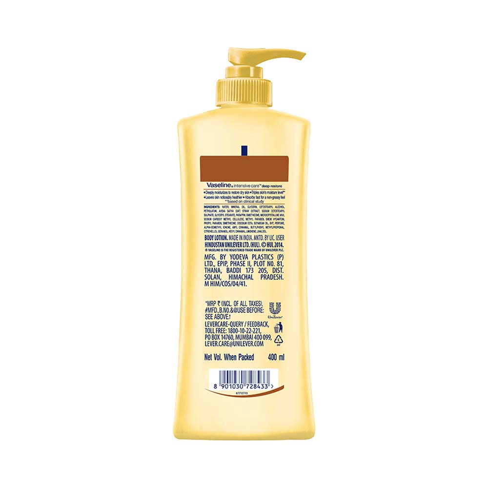 vaseline deep restore 400ml price