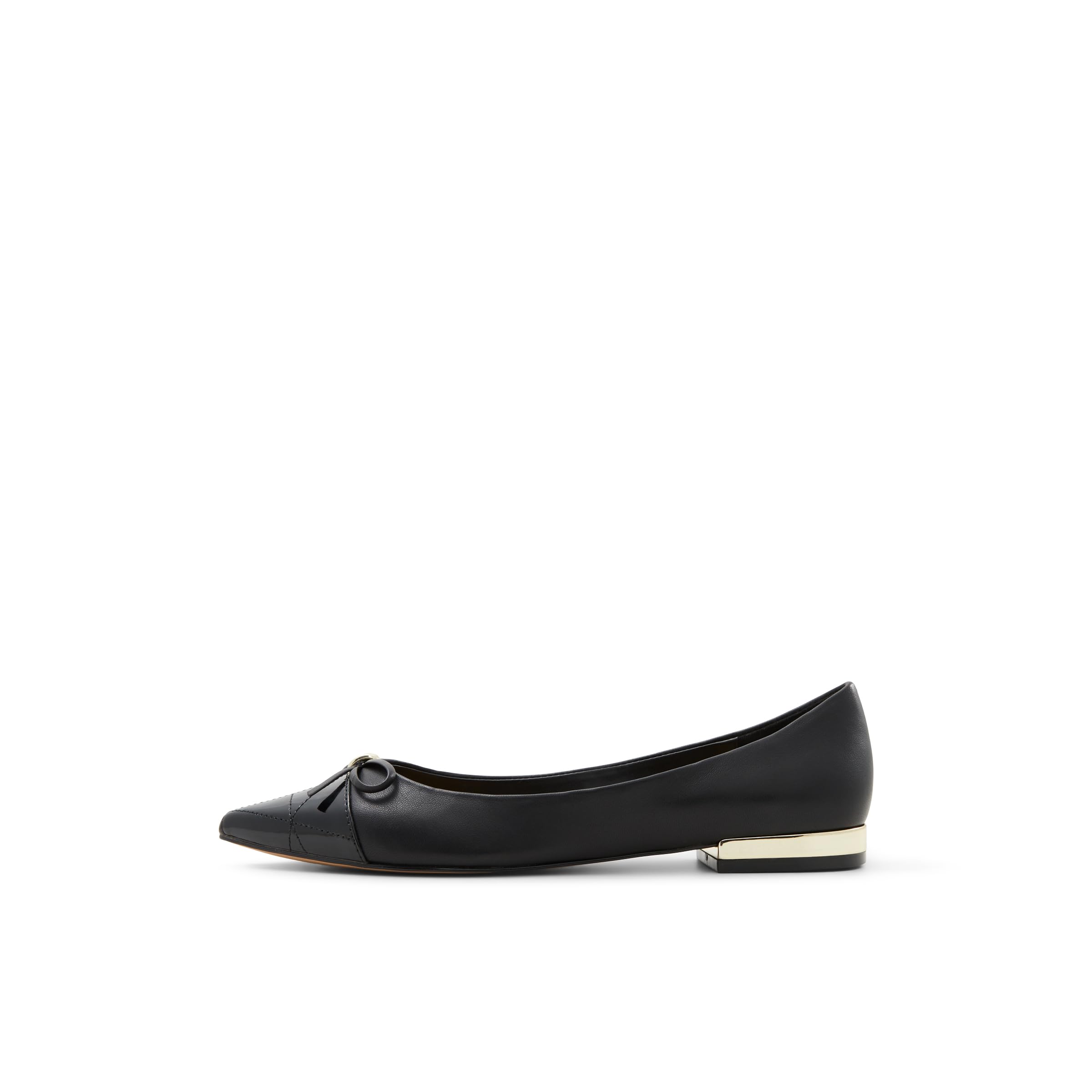 Aldo Women's Maddelyn Ballerina, Silver, 6.5