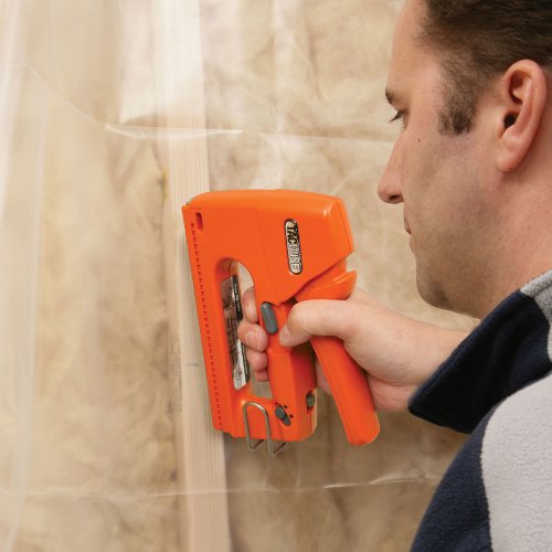 Tacwise Z3-53L Heavy Duty Hand Tacker/Staple Gun for Type 53 JT21 Fine Wire Staples, Orange (0847) - Thumbnail 5