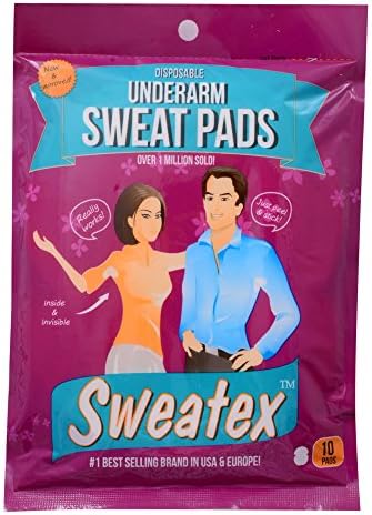 Sweat Pads (Combo of 6 Packs = 60 Pads) - Disposable Underarm Pads