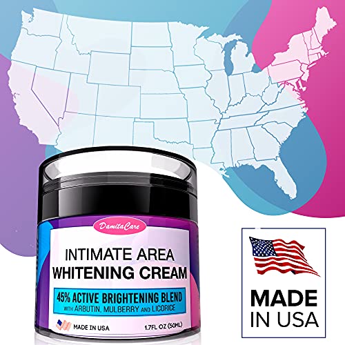 Intimate Whitening Cream - Made In USA Skin Lightening Gel For Body Face Bikini And Sensitive Areas Underarm Bleaching Cream With Mulberry Extract Arbutin Licorice Extract 1 7 Oz - Foto 9
