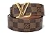 Brown-Gold fashion leather metal buckle belt(110cm)