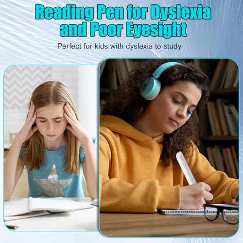 Scan Reader Pen for Dyslexia, 142 Language Smart Translation Pen Translator for Elderly, Kids, Students, Supports Voice, Scan, Text to Speech (White)