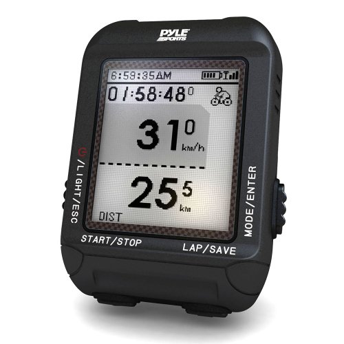 Pyle-Bike-Computer-GPS-Tracker-Compatible-For-Map-My-Run-Strava-with-Ant-For-Heart-rate-Monitor-SpeedCadence-S