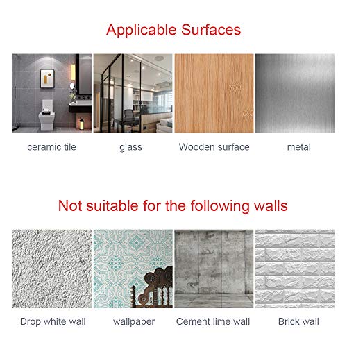 image for Wowkiki Non-Porous Wall Mounted Medium Holder,Self Adhesive Hooks for 