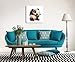 Animals Canvas Wall Art, Modern Glasses Panda Art Oil Painting Prints, Ideal Home Decor for Kitchen Kids Bedroom Living Room - Ready to Hang 20X20 inch