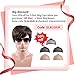 MelodySusie Men’s Wig Dark Brown Natural Looking Short Wigs with Wig Cap for Daily Halloween Wear and Formal Occasions, Dark Brown